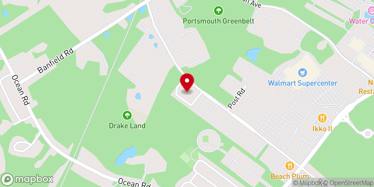 Map showing location of Portsmouth Believers Church