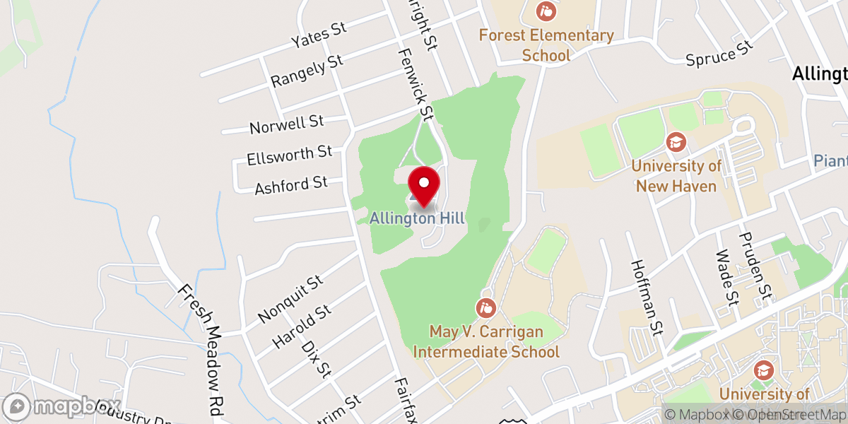 Map showing location of Promise Land Church Of God