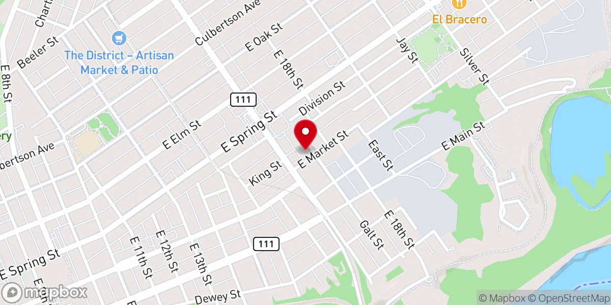 Map showing location of Howard Chapel MBC