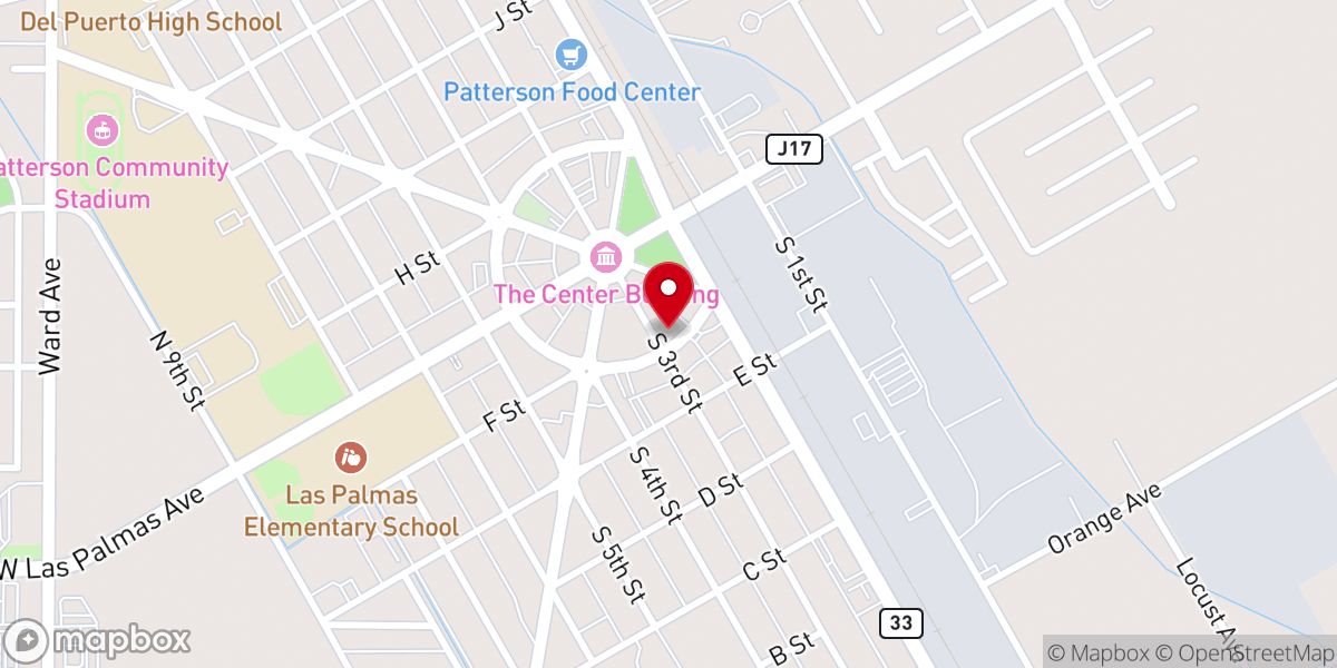 Map showing location of St. Vincent de Paul Thrift Store