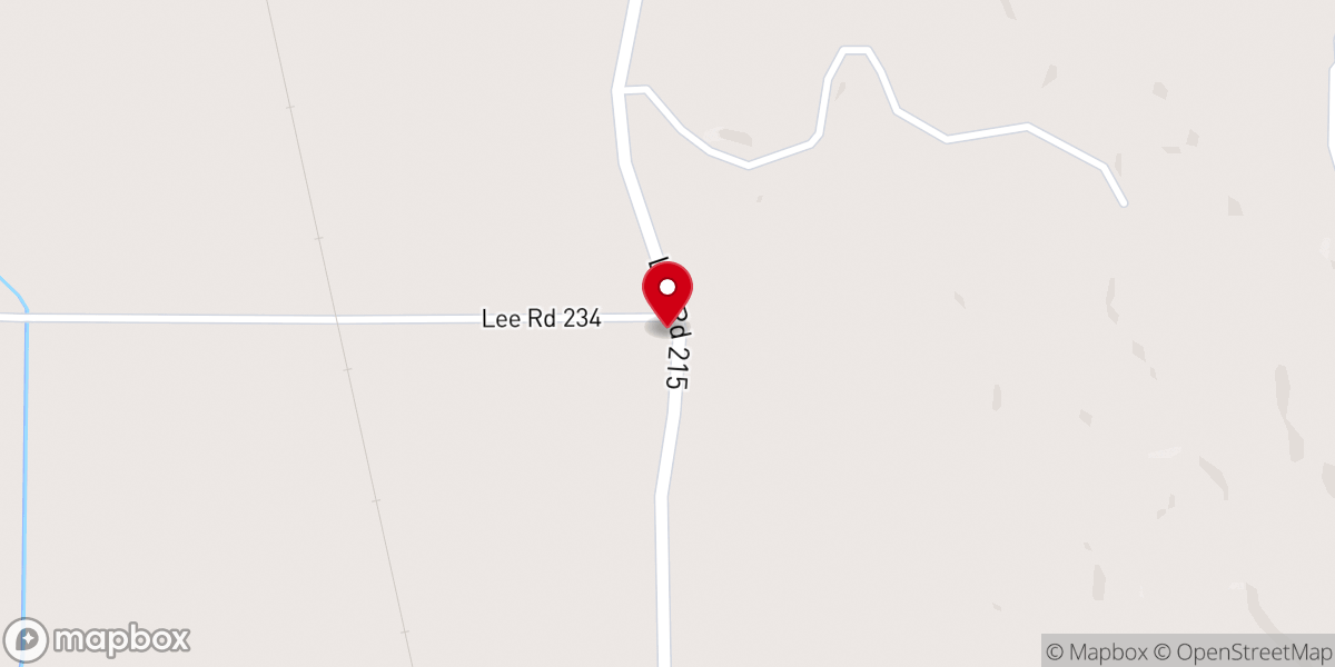 Map showing location of Pettys Chapel Baptist Church