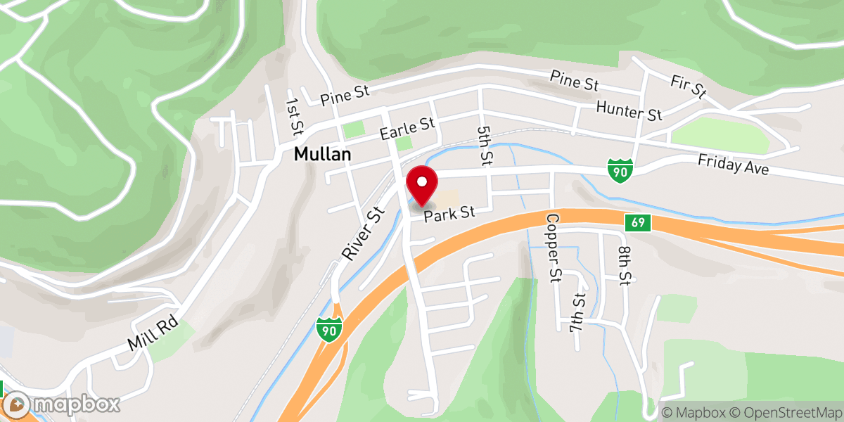 Map showing location of Saint Michael Catholic Church