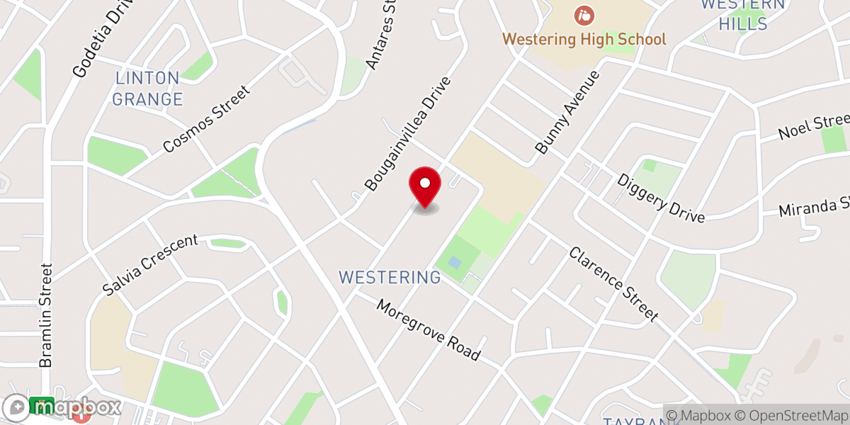 Map showing location of Old Apostolic Church Westering