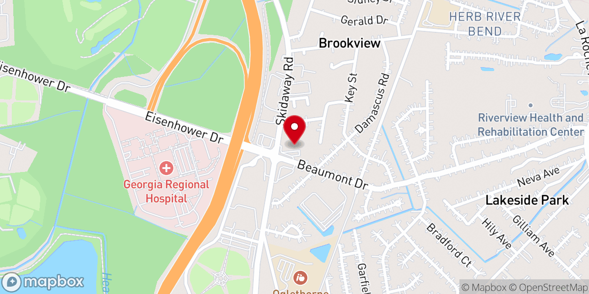 Map showing location of Love Harvest Ministries