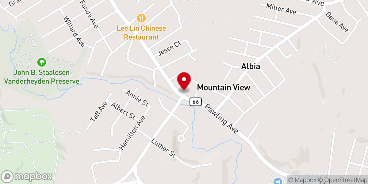 Map showing location of South End Church of Christ