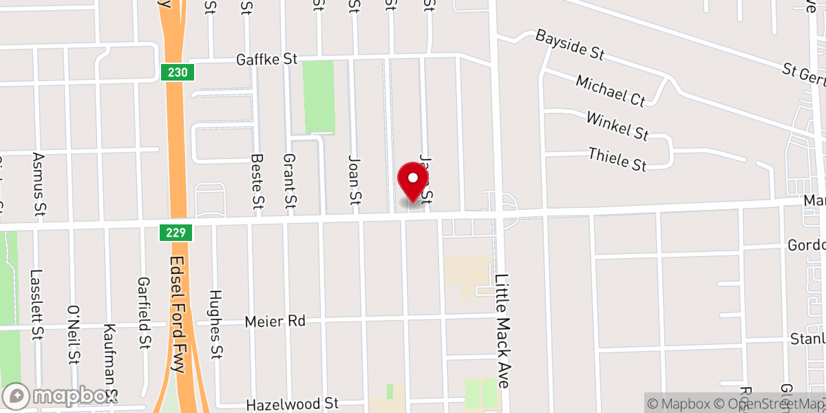 Map showing location of Martin Road Gospel Chapel