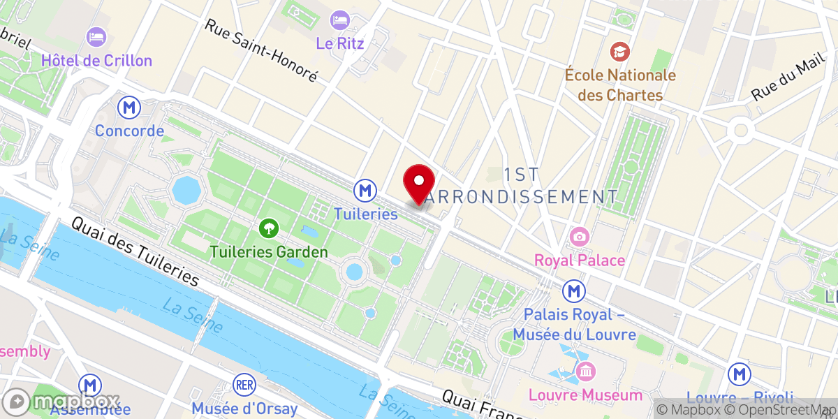 Map showing location of Église adventiste