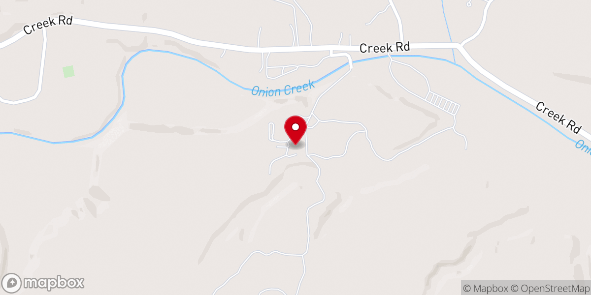 Map showing location of Camp Lucy