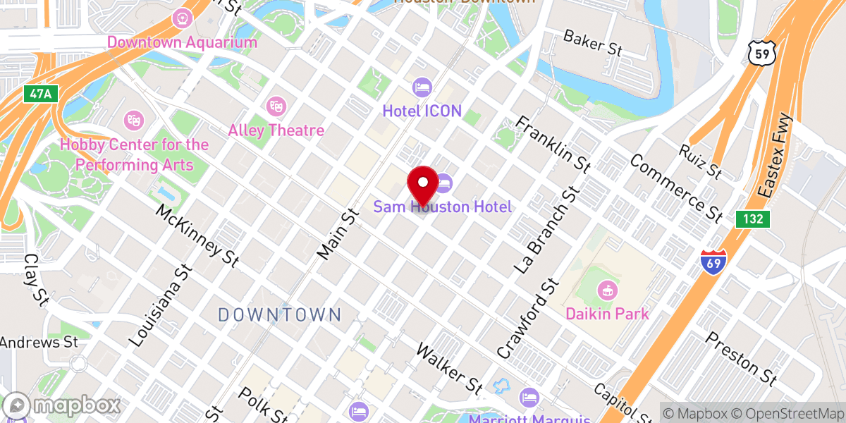 Map showing location of Christ Church Cathedral