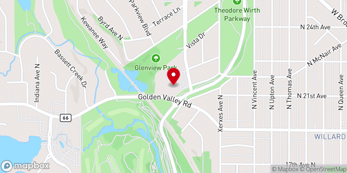 Map showing location of St Margaret Mary Church