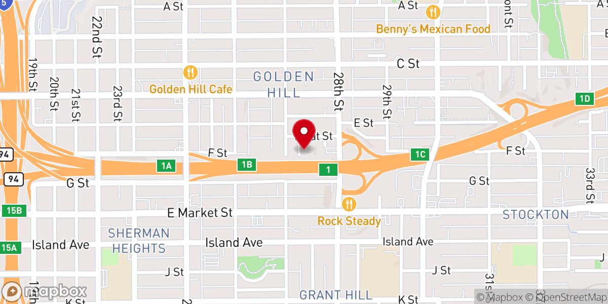 Map showing location of St Francis Liberal Rite Catholic Church