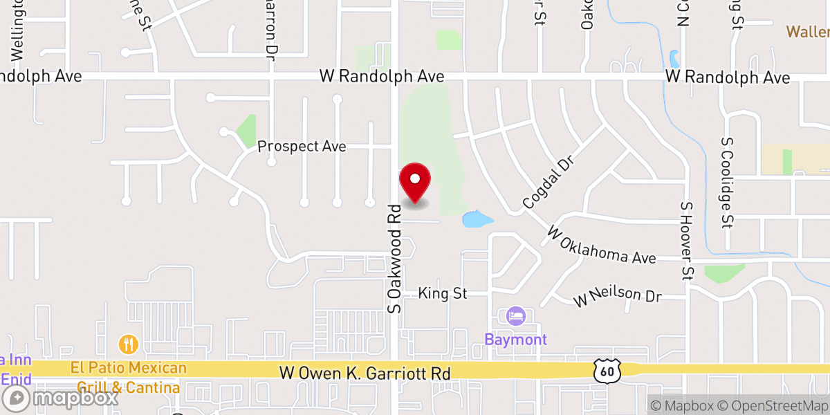 Map showing location of Faith Lutheran Church ELCA