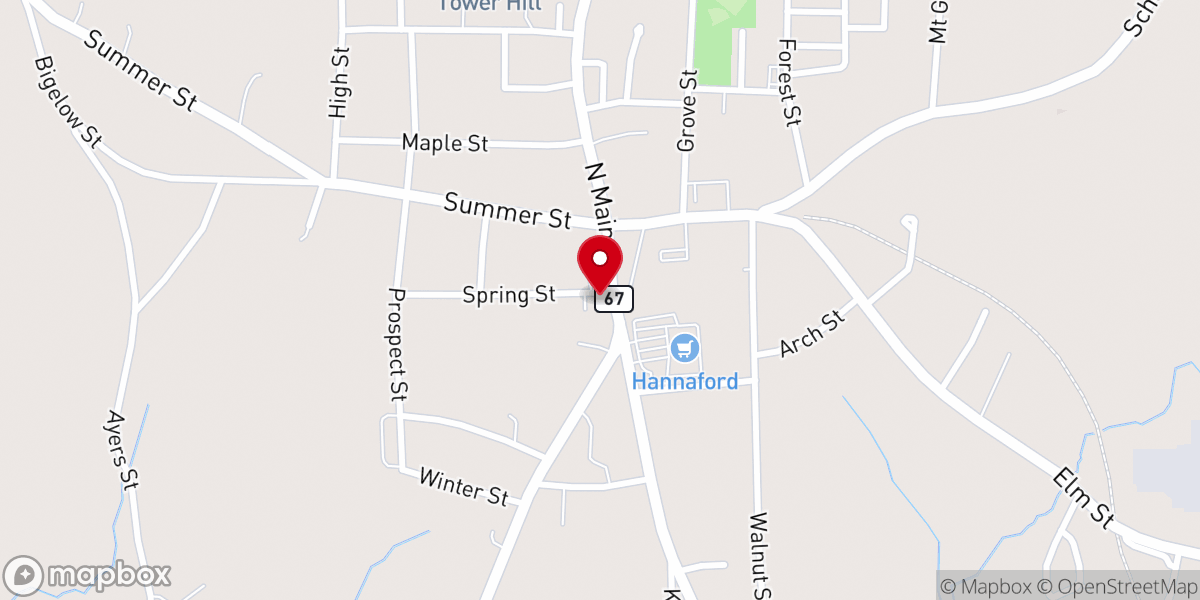 Map showing location of Christ Memorial Church
