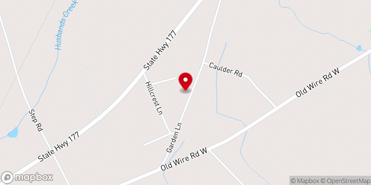 Map showing location of Garden Road Independent Baptist Church