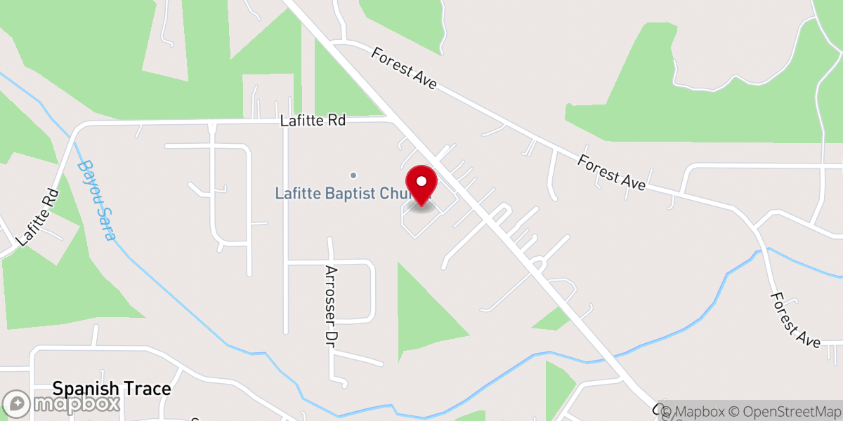 Map showing location of Celeste Road Church