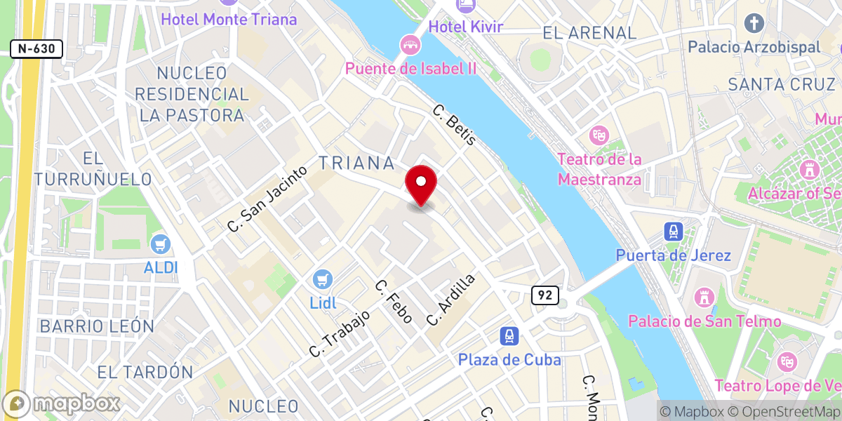 Map showing location of Monasterio de Nuestra Señora de la Consolación / Monjas Minimas de San Francisco de Paula