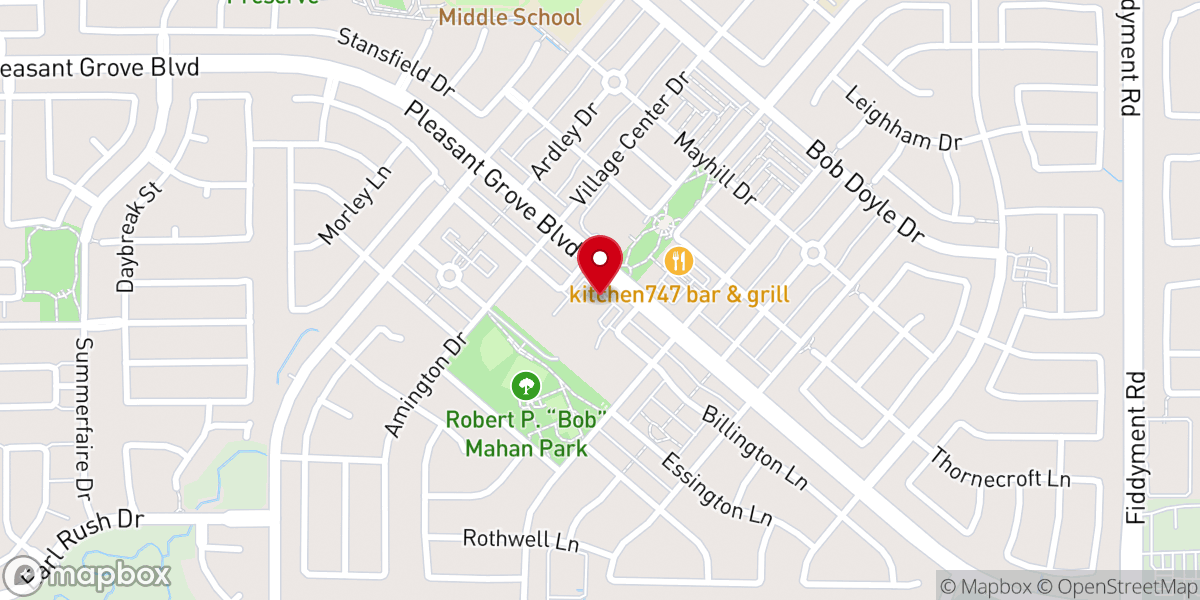 Map showing location of Saint John's Episcopal Church