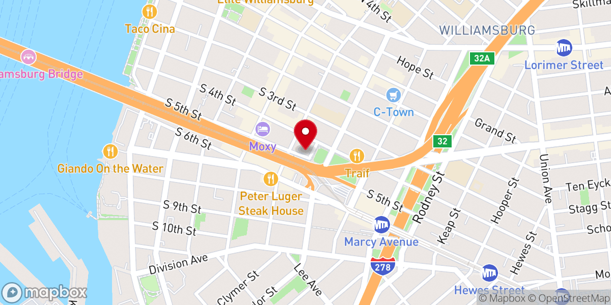 Map showing location of Holy Trinity Ukrainian Orthodox Church