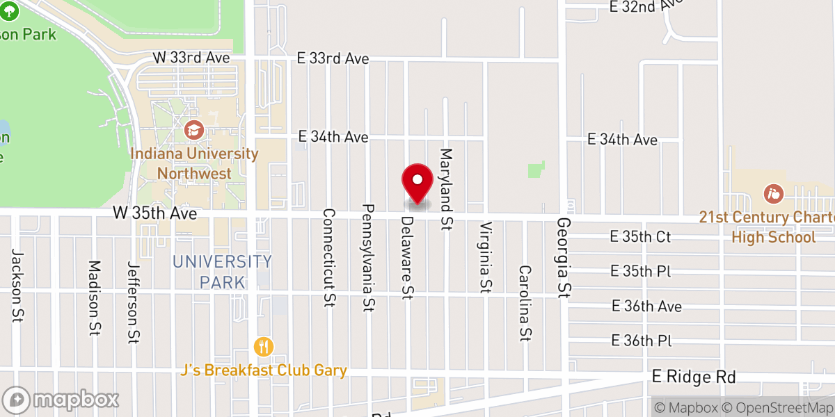 Map showing location of Saint Peters Assyrian Eastern Church