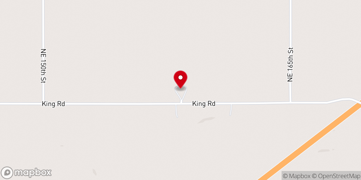 Map showing location of Little Washita Indian Church