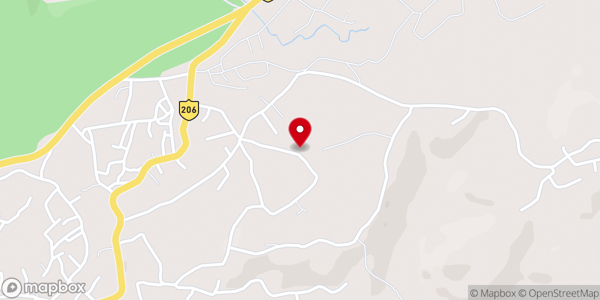 Map showing location of Mawñianglah Catholic Church