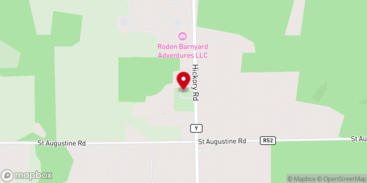 Map showing location of Saint Augustine Catholic Church