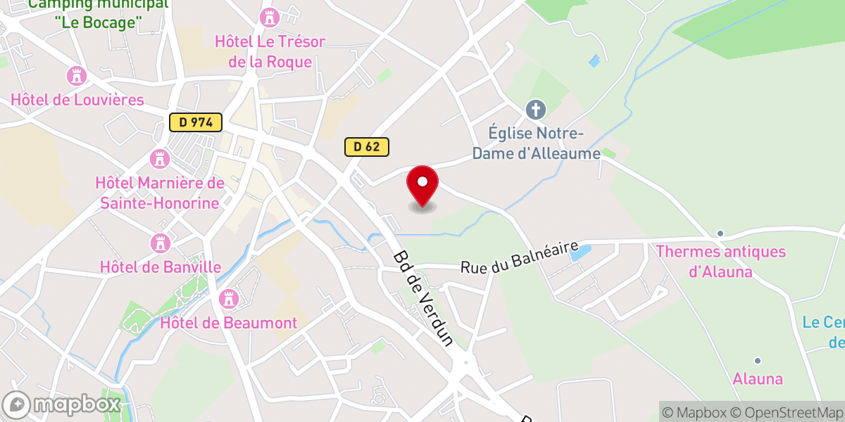 Map showing location of Abbaye Notre Dame de Protection