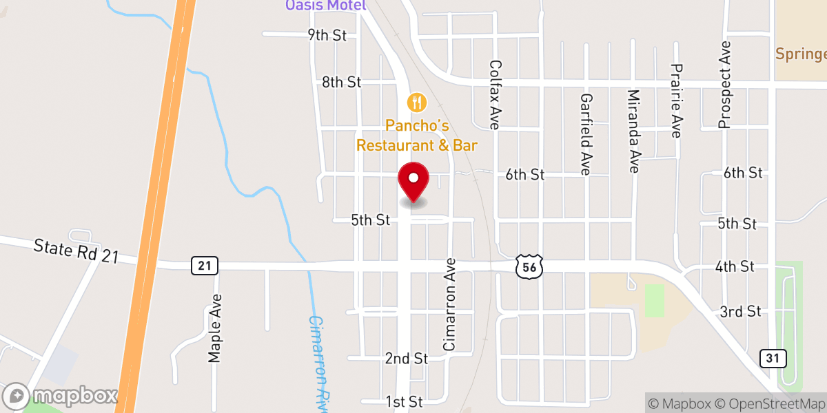 Map showing location of Saint Joseph Catholic Church