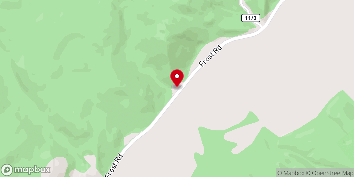 Map showing location of Mount Carmel Church