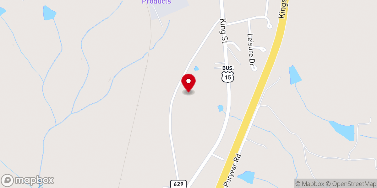 Map showing location of Emmanuel Bible Church