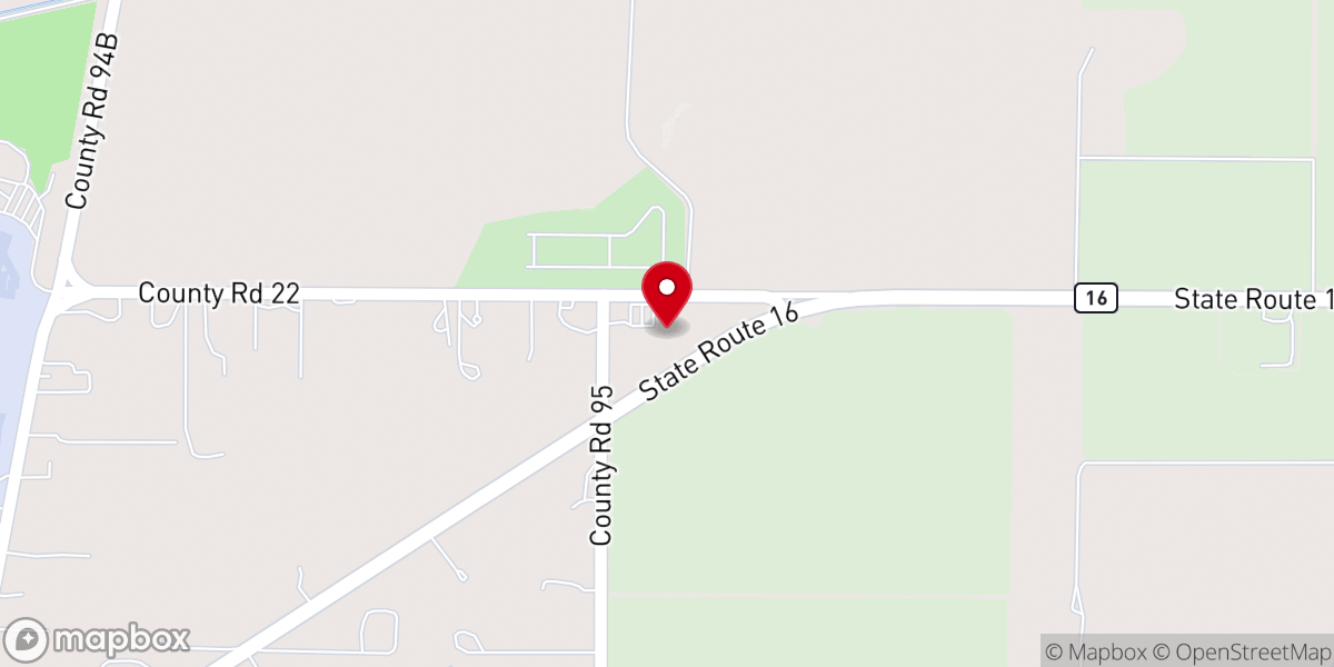 Map showing location of West Valley Baptist Church-Woodland