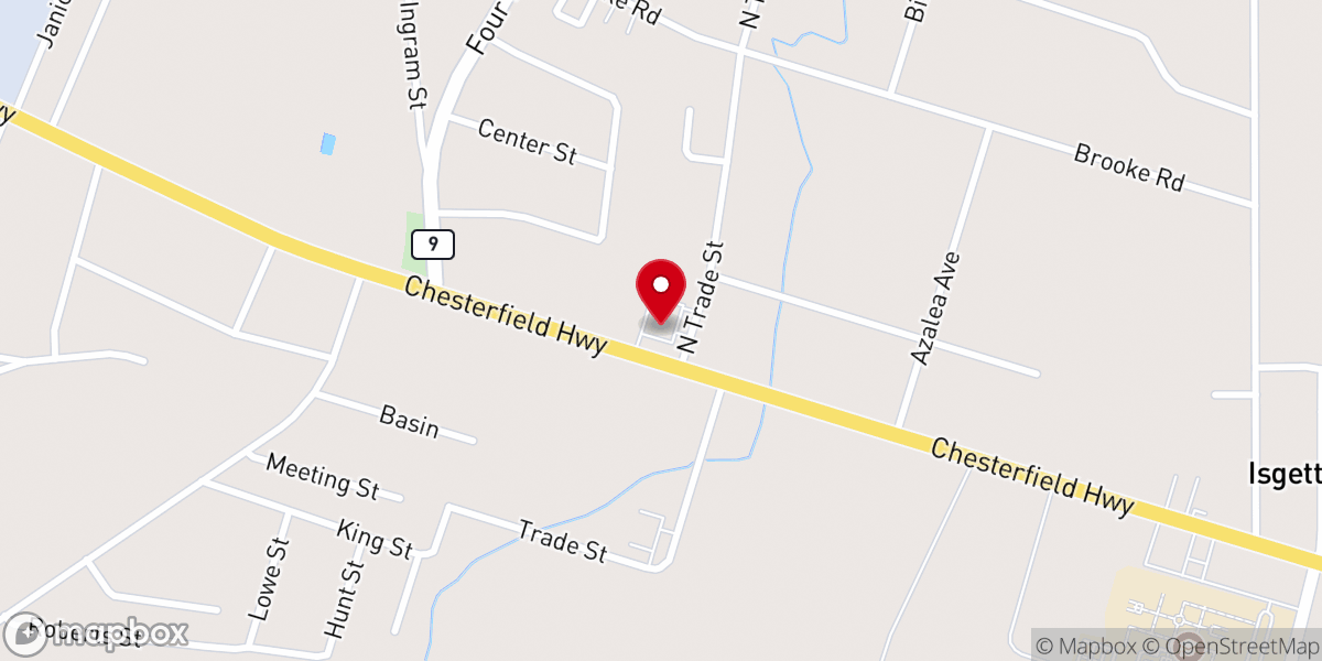 Map showing location of Reformation Church