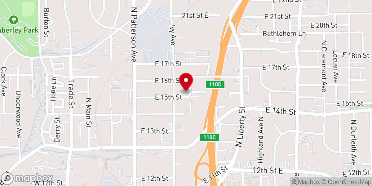 Map showing location of Ambasador Cathedral Inc.