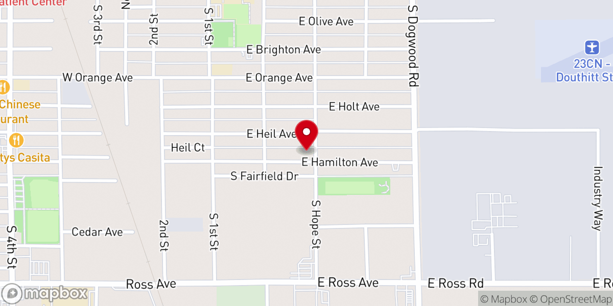 Map showing location of Johnson Chapel