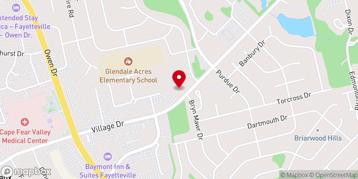 Map showing location of Saint Patrick Catholic Church