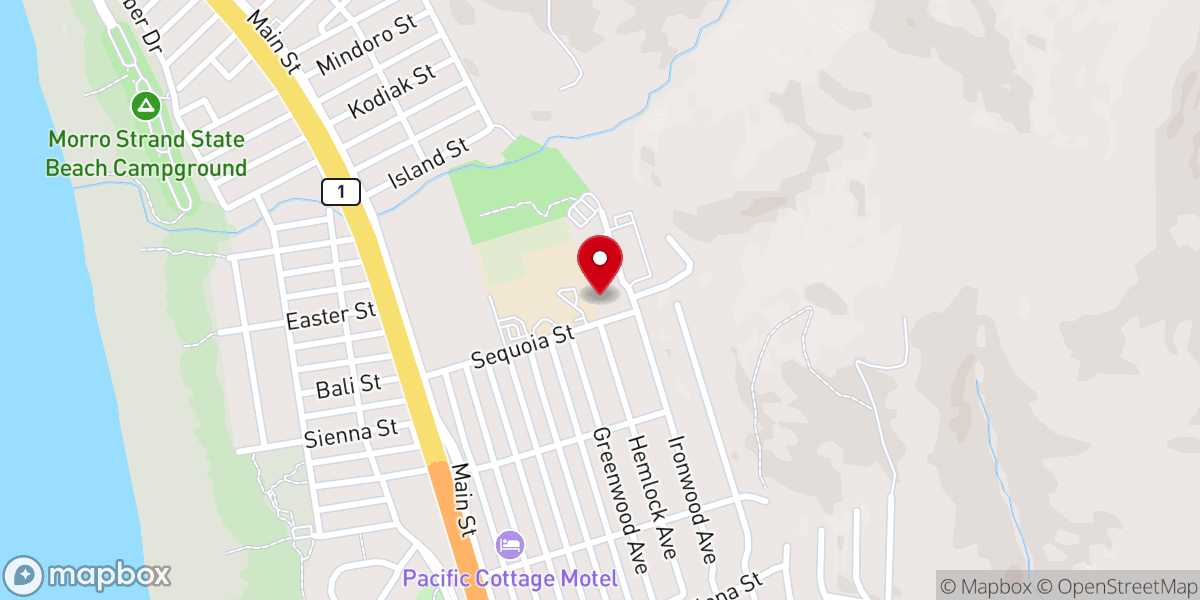 Map showing location of Estero Bay United Methodist