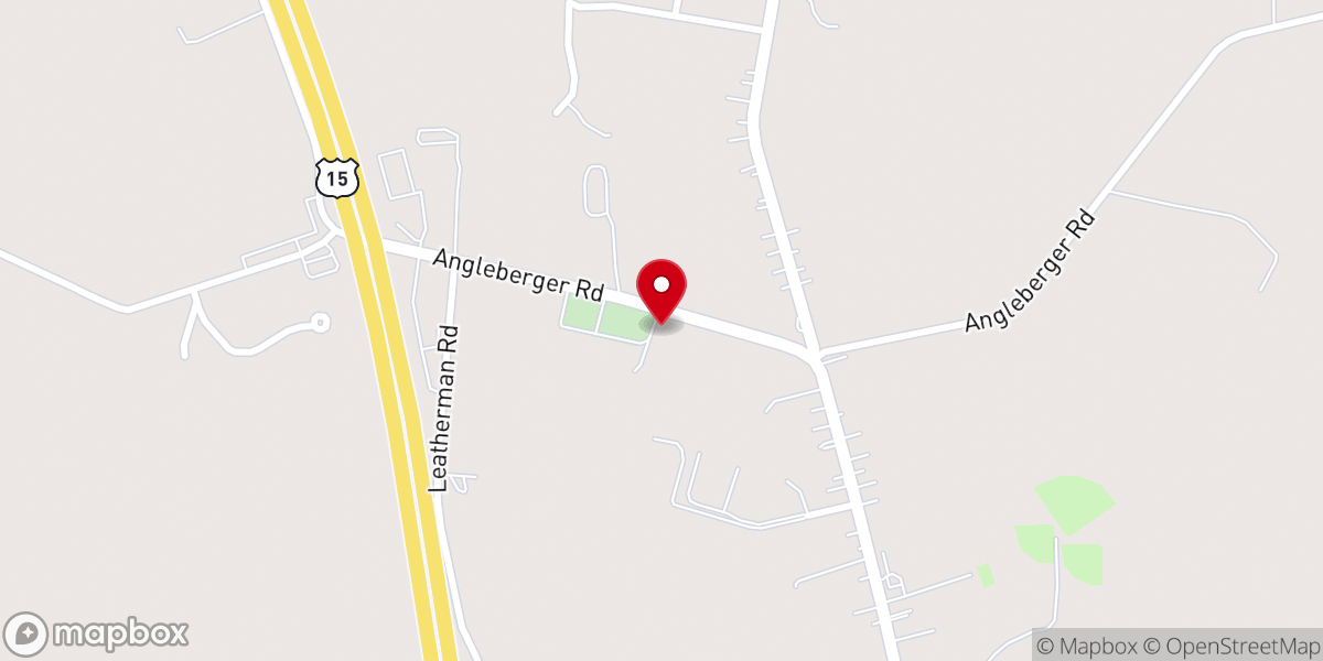 Map showing location of Mount Prospect Church