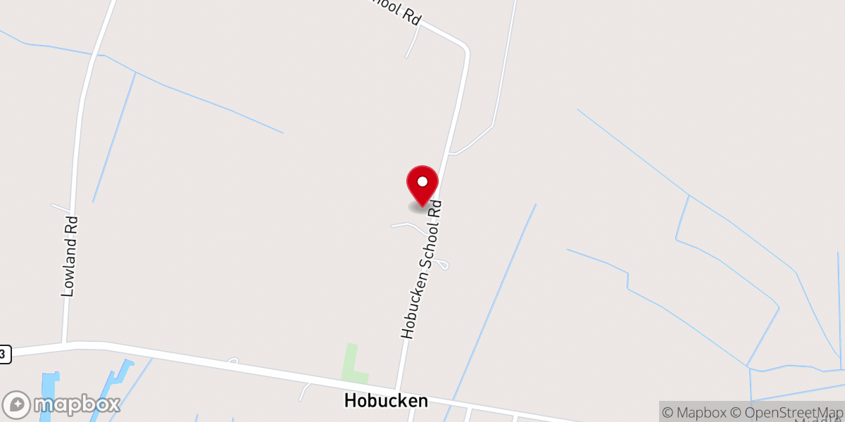 Map showing location of Pentecostal Church