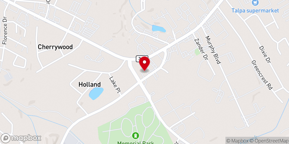 Map showing location of RCCG, JESUS ASSEMBLY, GAINESVILLE