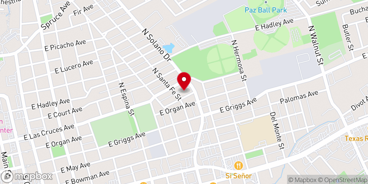 Map showing location of The Journey - La Jornada