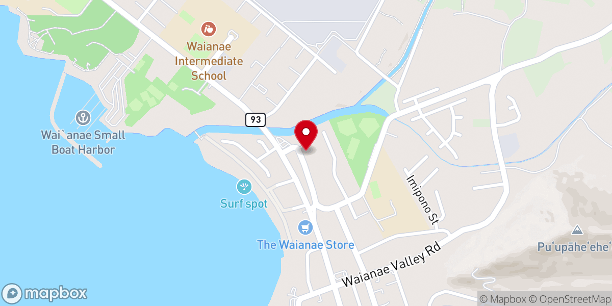 Map showing location of Sacred Heart