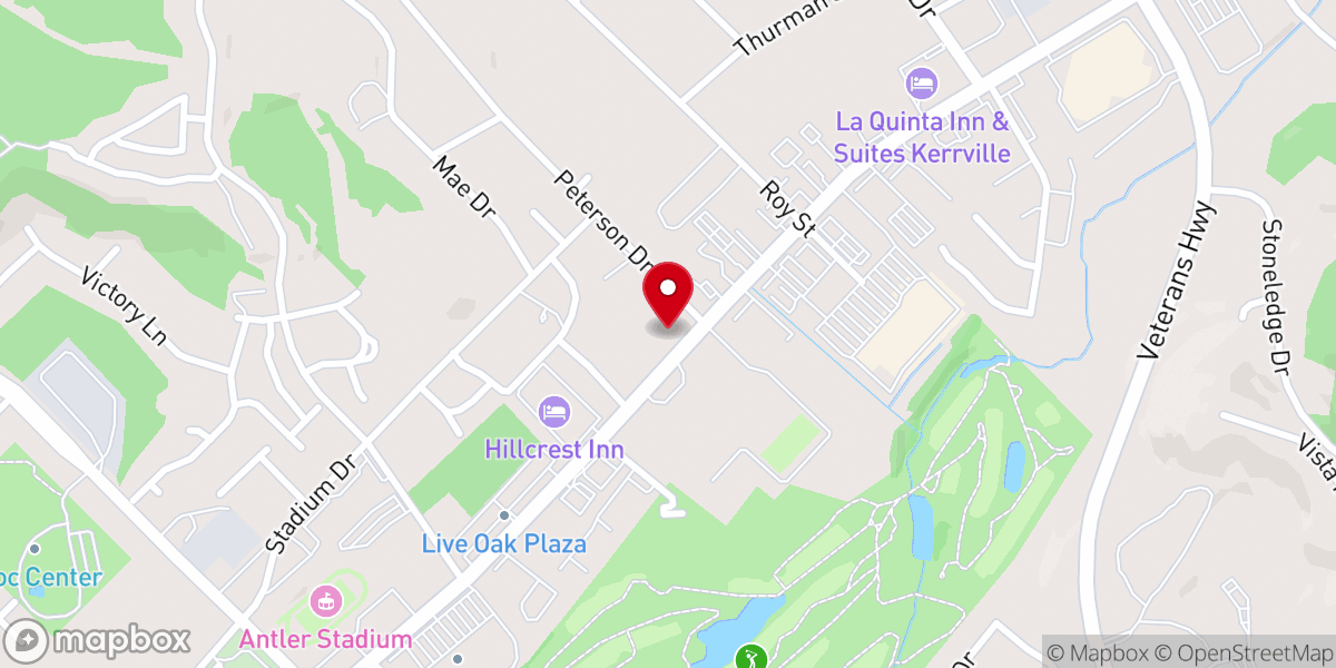 Map showing location of Calvary Chapel