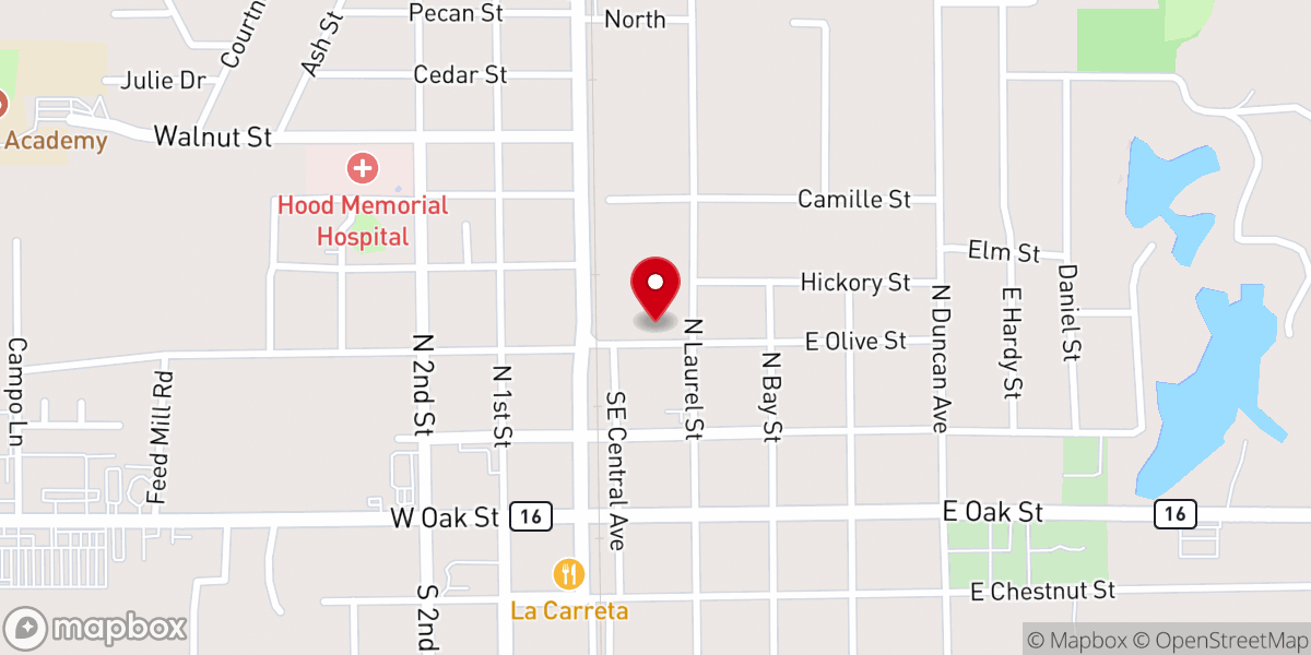 Map showing location of Episcopal Church of the Incarnation