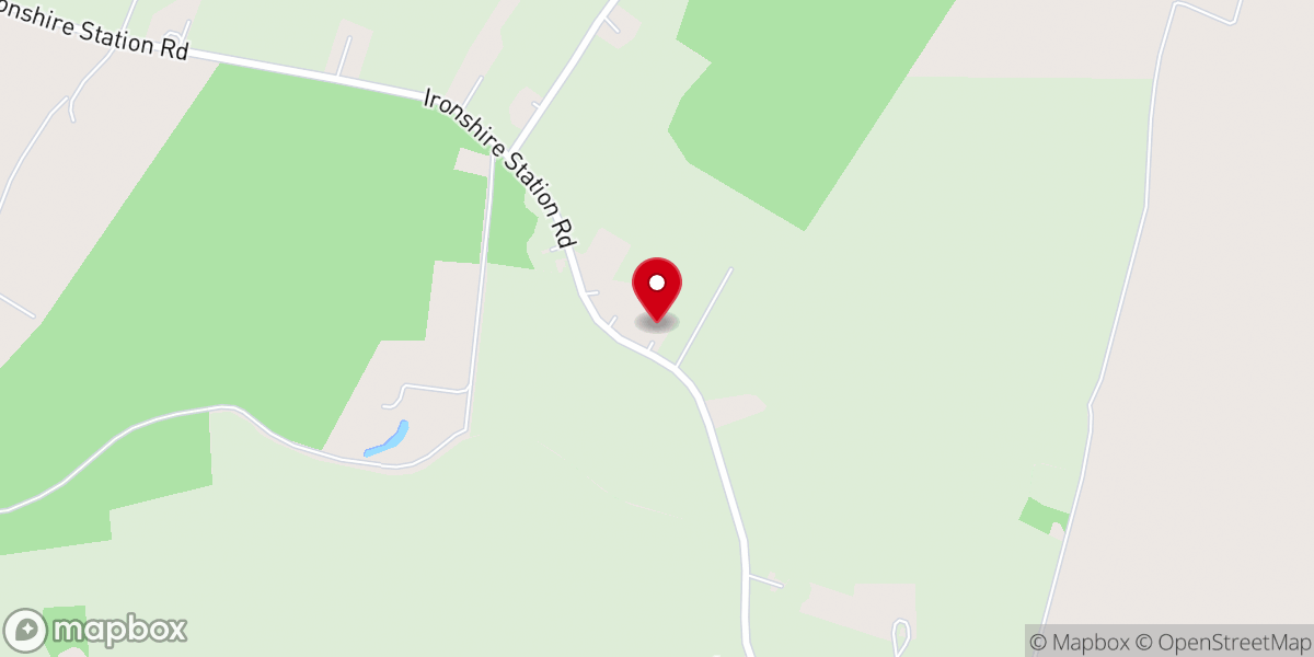 Map showing location of Calvary United Methodist Church