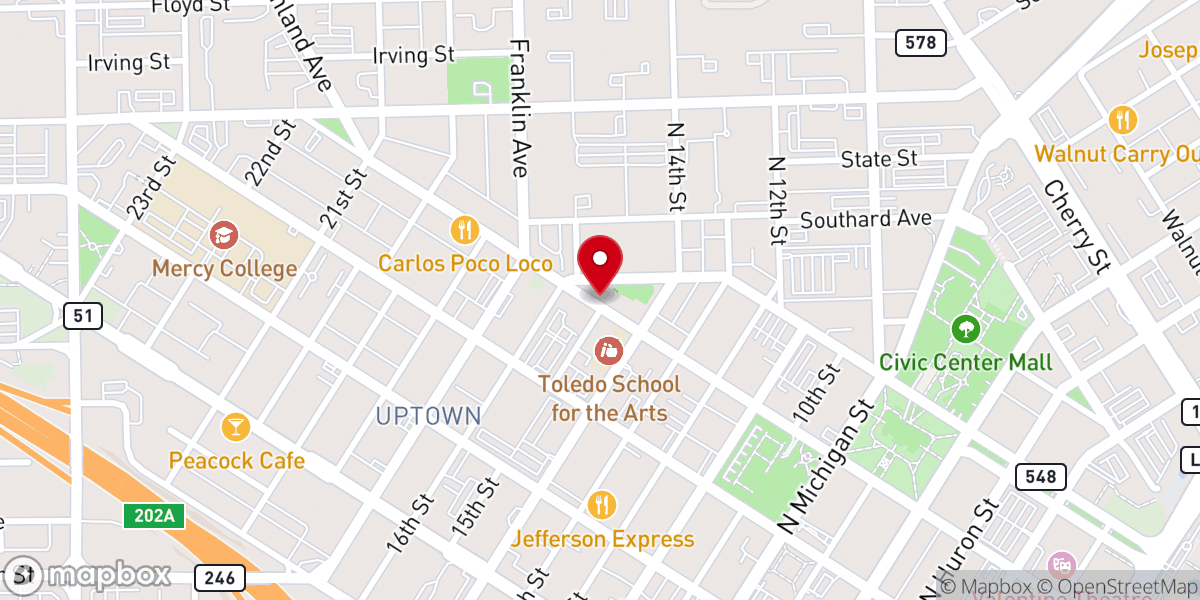 Map showing location of Simply Married