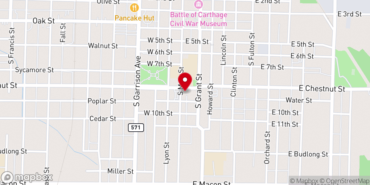 Map showing location of The Bridge A Christian Church