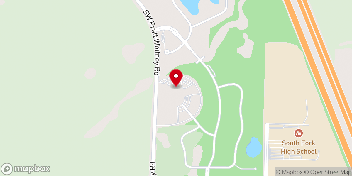 Map showing location of Christ Fellowship Church in Stuart, FL