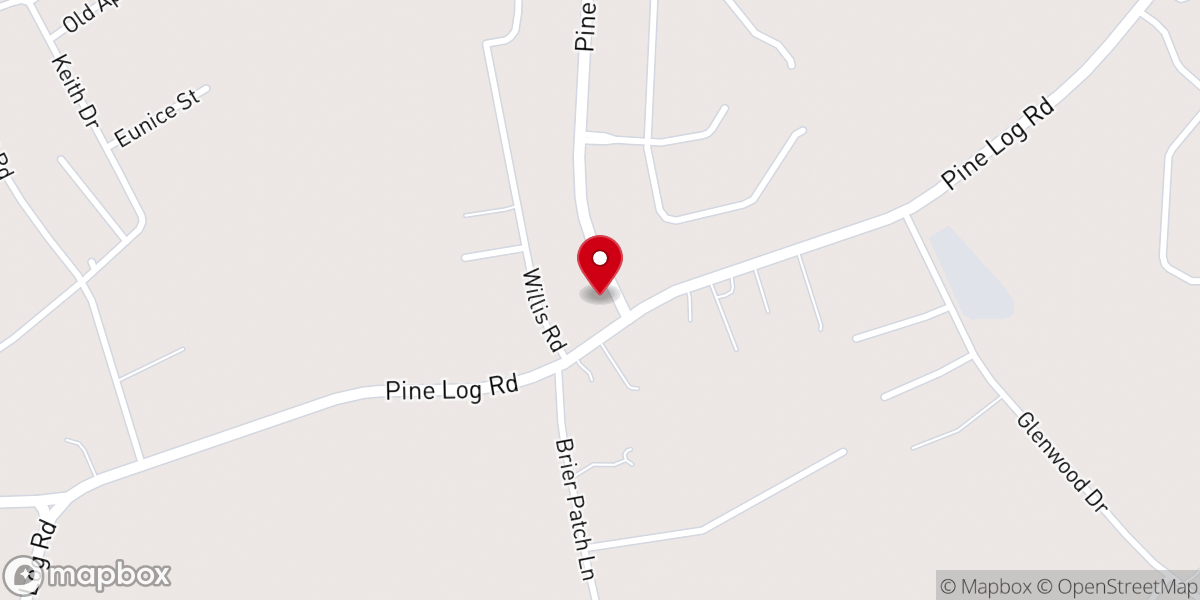 Map showing location of Rockville Church