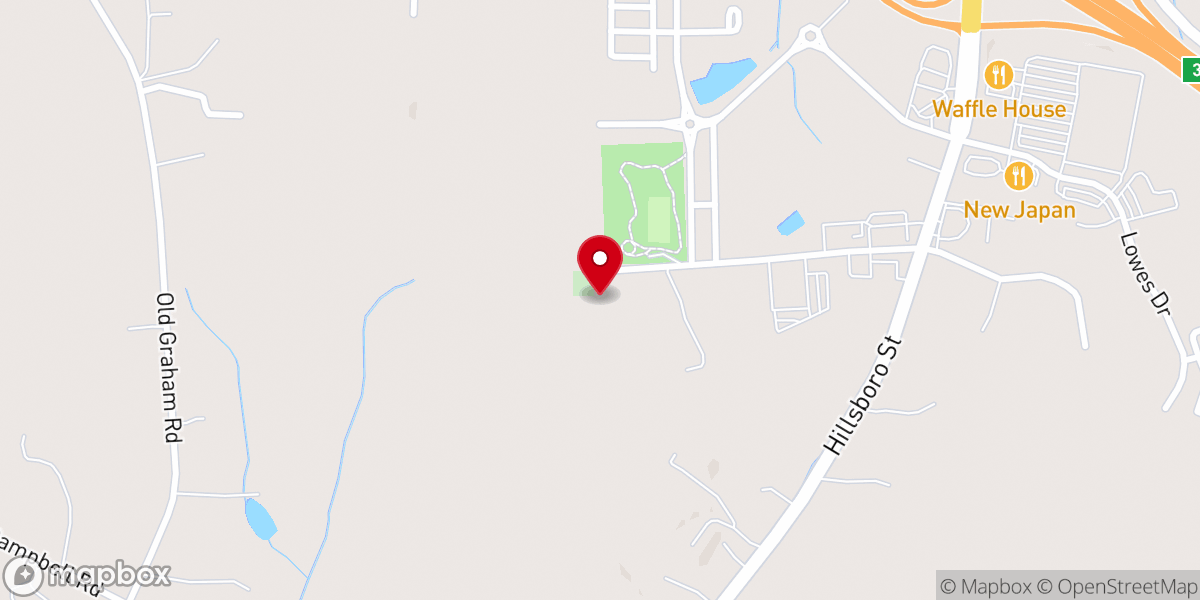 Map showing location of Old Rock Spring Church