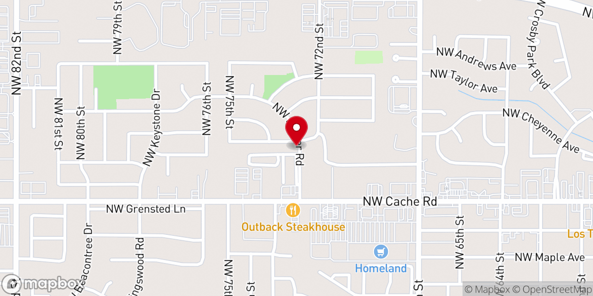 Map showing location of First World Outreach Church